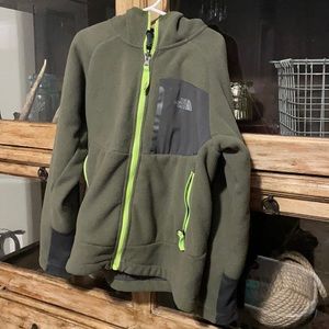 The North Face zipper jacket.